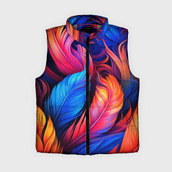 Женский жилет Экзотические перья