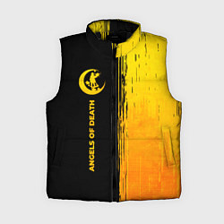 Женский жилет Angels of Death - gold gradient: по-вертикали
