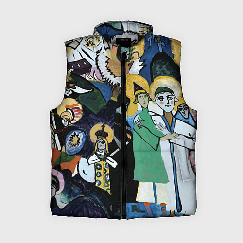 Женский жилет Кандинский картина символы святые / 3D-Черный – фото 1