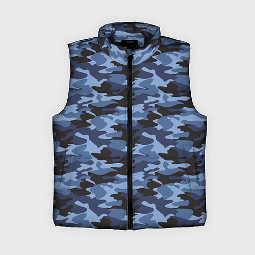 Женский жилет Камуфляж Омона и Росгвардии / 3D-Черный – фото 1