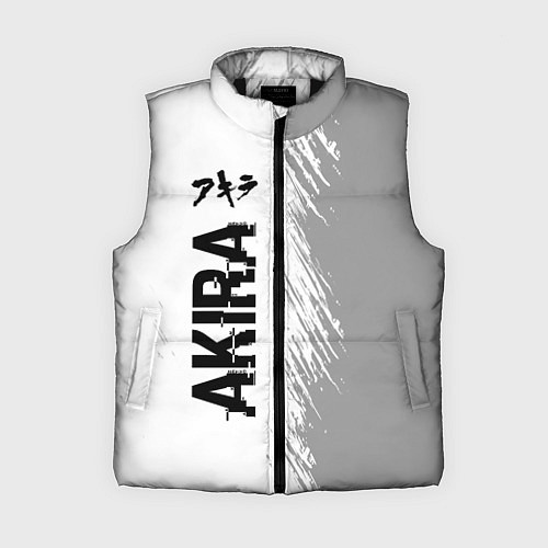 Женский жилет Akira glitch на светлом фоне: по-вертикали / 3D-Черный – фото 1