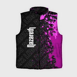 Женский жилет Nazareth rock legends: по-вертикали