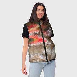 Женский жилет Pattern style, цвет: 3D-красный — фото 2