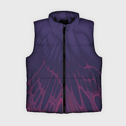 Женский жилет Лучи - фиолетовый и розовый - Хуф и Ся / 3D-Черный – фото 1