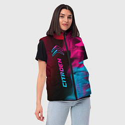 Женский жилет Citroen - neon gradient: по-вертикали, цвет: 3D-черный — фото 2