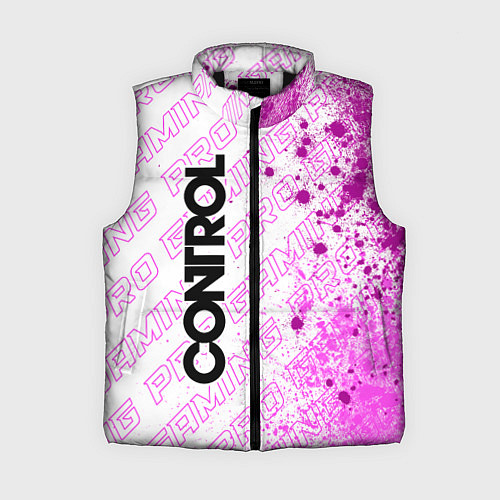 Женский жилет Control pro gaming: по-вертикали / 3D-Черный – фото 1