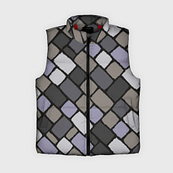Женский жилет Плиточка, цвет: 3D-красный
