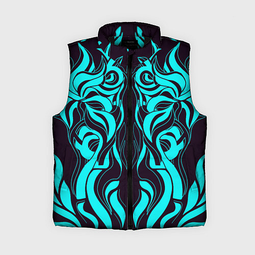 Женский жилет Аква / 3D-Черный – фото 1