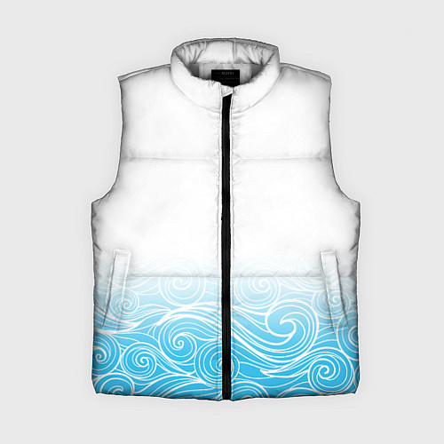 Женский жилет Гинтама текстура / 3D-Светло-серый – фото 1