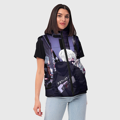 Женский жилет Kaneki Ken / 3D-Красный – фото 3