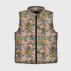 Женский жилет Жёлтые трясогуски, цвет: 3D-светло-серый