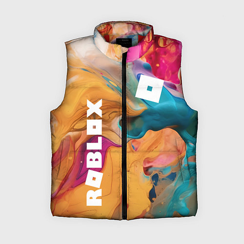 Женский жилет Roblox Logo Color / 3D-Красный – фото 1