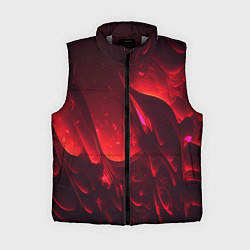 Женский жилет Красные огоньки абстракция