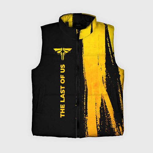 Женский жилет The Last Of Us - gold gradient: по-вертикали / 3D-Черный – фото 1