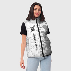 Женский жилет Darling in the FranXX glitch на светлом фоне: по-в, цвет: 3D-черный — фото 2
