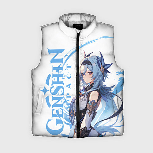 Женский жилет Genshin impact - Эола / 3D-Светло-серый – фото 1