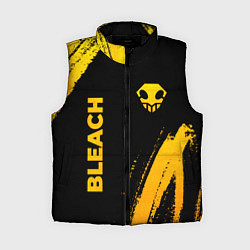 Женский жилет Bleach - gold gradient: надпись, символ, цвет: 3D-черный