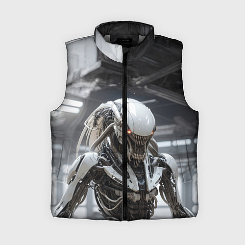 Женский жилет Ксеноморф киборг / 3D-Светло-серый – фото 1
