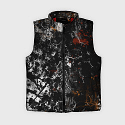 Женский жилет Граффити абстрактный рисунок, цвет: 3D-красный