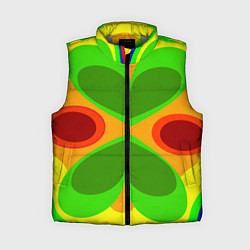 Женский жилет Цветные плавные фигуры