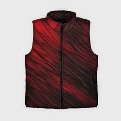 Женский жилет Black red texture