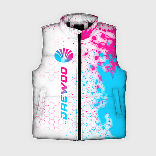 Женский жилет Daewoo neon gradient style: по-вертикали / 3D-Черный – фото 1