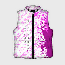 Женский жилет Death Stranding pro gaming: по-вертикали, цвет: 3D-черный