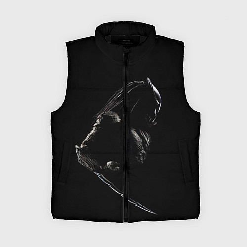 Женский жилет Хищник на черном фоне / 3D-Черный – фото 1