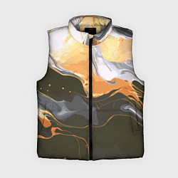 Женский жилет Черное и оранжевое