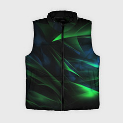 Женский жилет Dark green background