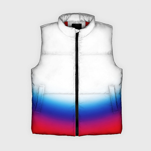 Женский жилет Флаг России градиент / 3D-Красный – фото 1
