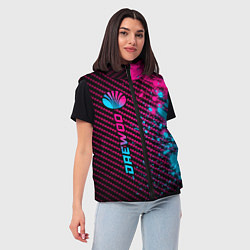 Женский жилет Daewoo - neon gradient: по-вертикали, цвет: 3D-черный — фото 2