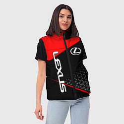 Женский жилет Lexus - red sportwear, цвет: 3D-красный — фото 2