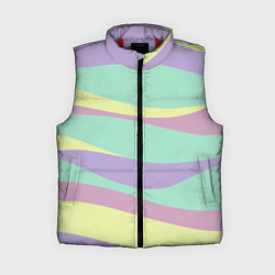 Женский жилет Абстракция из цветных разводов