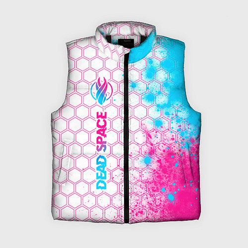 Женский жилет Dead Space neon gradient style: по-вертикали / 3D-Черный – фото 1