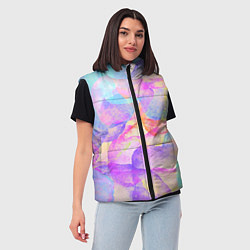 Женский жилет Магическая абстракция узор, цвет: 3D-красный — фото 2