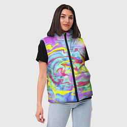 Женский жилет Flash of colors, цвет: 3D-красный — фото 2