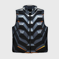 Женский жилет Объемная конструкция, цвет: 3D-черный