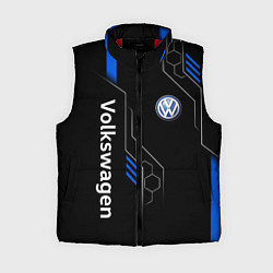 Женский жилет Volkswagen - blue technology, цвет: 3D-красный