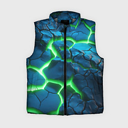 Женский жилет Разлом зеленых плит