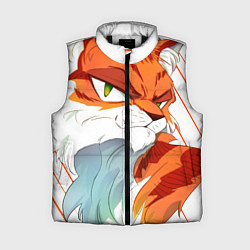 Женский жилет Рыжий хитрый мультяшный кот