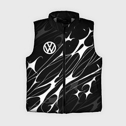 Женский жилет Volkswagen - острые линии, цвет: 3D-светло-серый