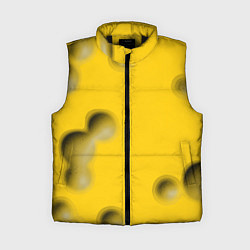 Женский жилет Сырная плоскость, цвет: 3D-черный