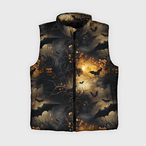 Женский жилет Ночная мышь / 3D-Черный – фото 1