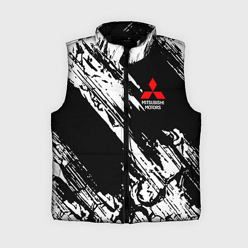 Женский жилет Mitsubishi - белый пятна / 3D-Черный – фото 1