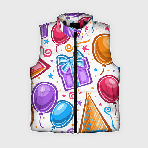 Женский жилет Вечеринка / 3D-Черный – фото 1