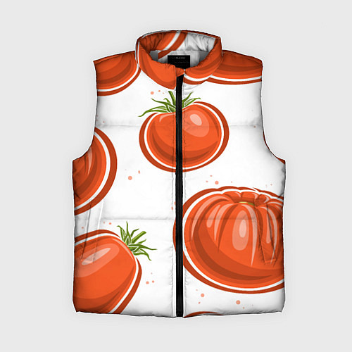 Женский жилет Помидорчики / 3D-Светло-серый – фото 1