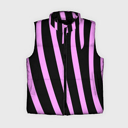 Женский жилет Полосы розовой зебры