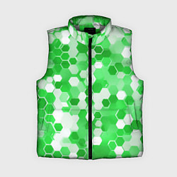 Женский жилет Кибер Hexagon Зелёный