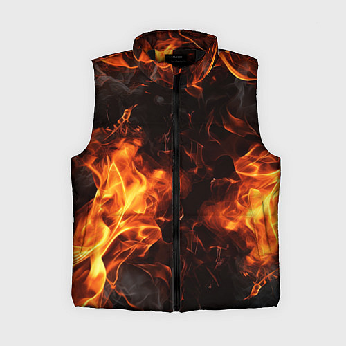 Женский жилет Fire style / 3D-Черный – фото 1